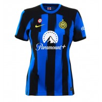 Camiseta Inter Milan Alessandro Bastoni #95 Primera Equipación Replica 2023-24 para mujer mangas cortas